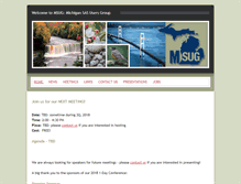 Tablet Screenshot of misug.org